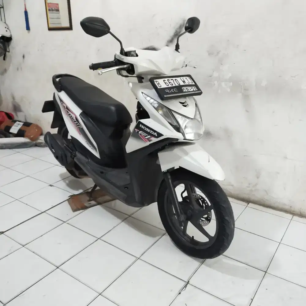 Honda Beat Fi 2013 Orisinil mesin Cakep