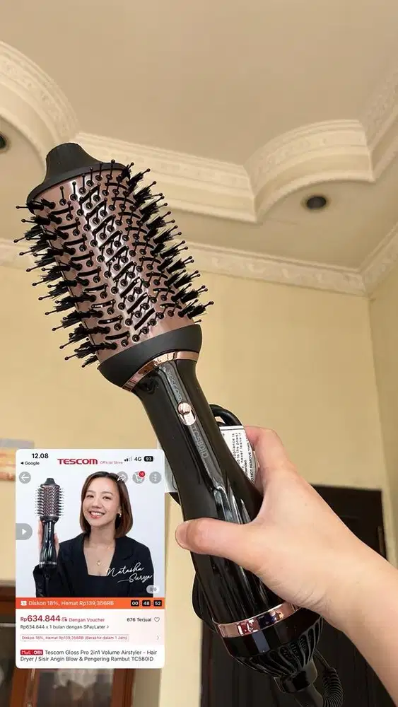 Hair Dryer + Blow Hair (2 in 1)