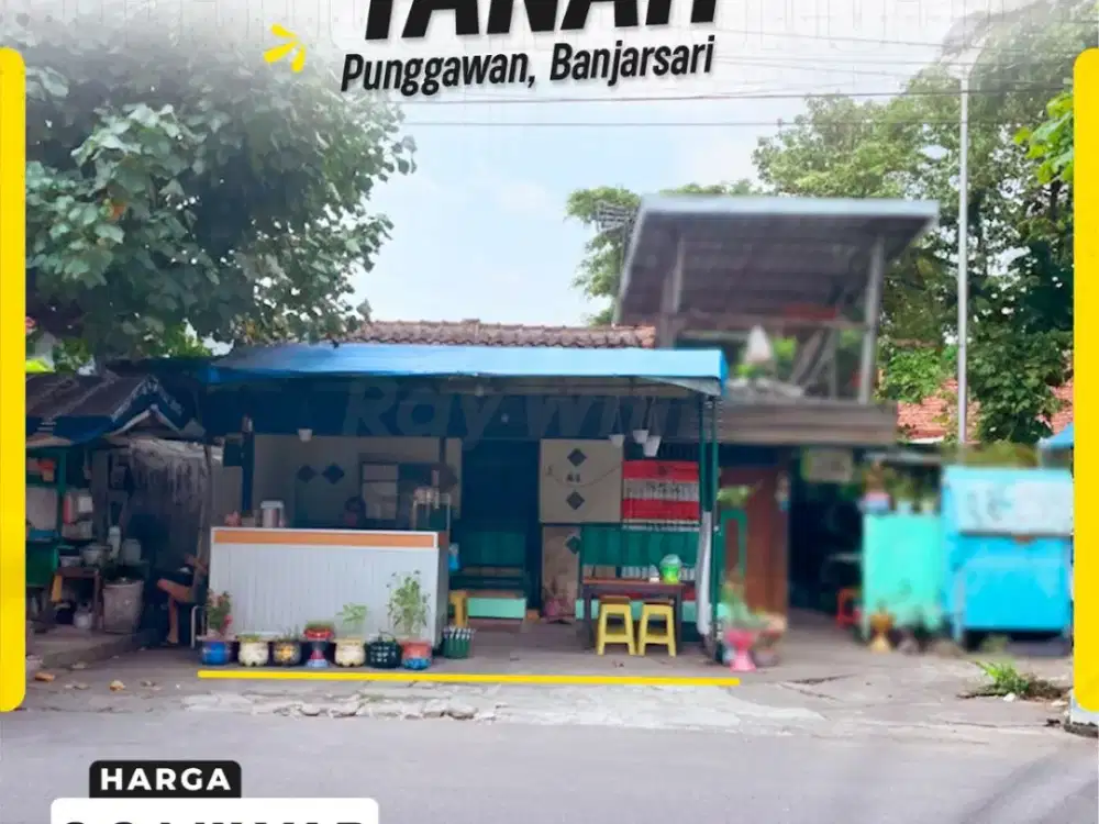 Dijual Tanah Strategis Bonus Ruang Usaha di Tengah Kota Punggawan Solo