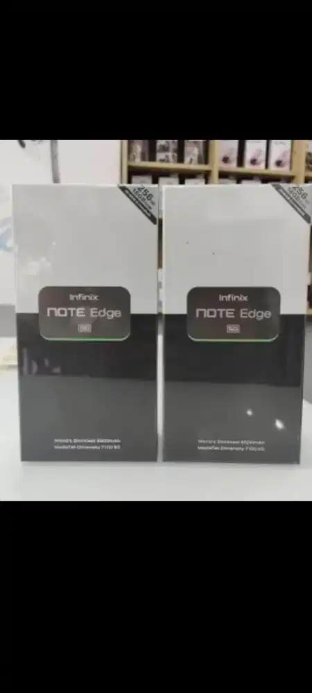 Infinix note edge 5G plus 8/256 layar lengkung