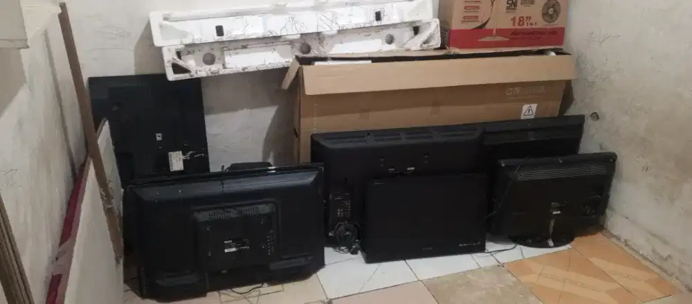 Tv led dan lcd minusan