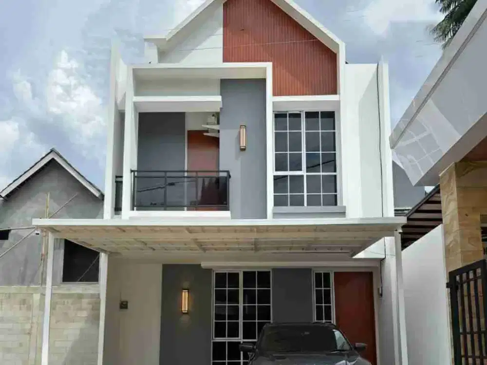 Rumah cluster cakep design modern ,terbukti terlaris dijatiasih cuma 700juta an