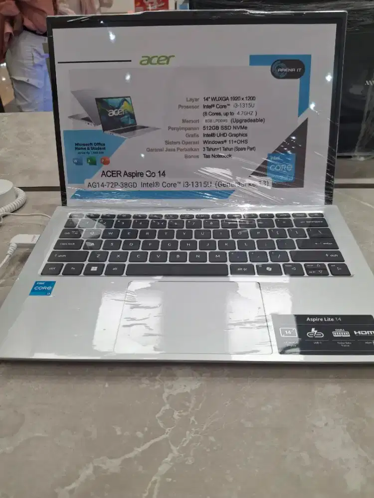 Promo cicilan laptop acer aspire Go 14 intel core i3