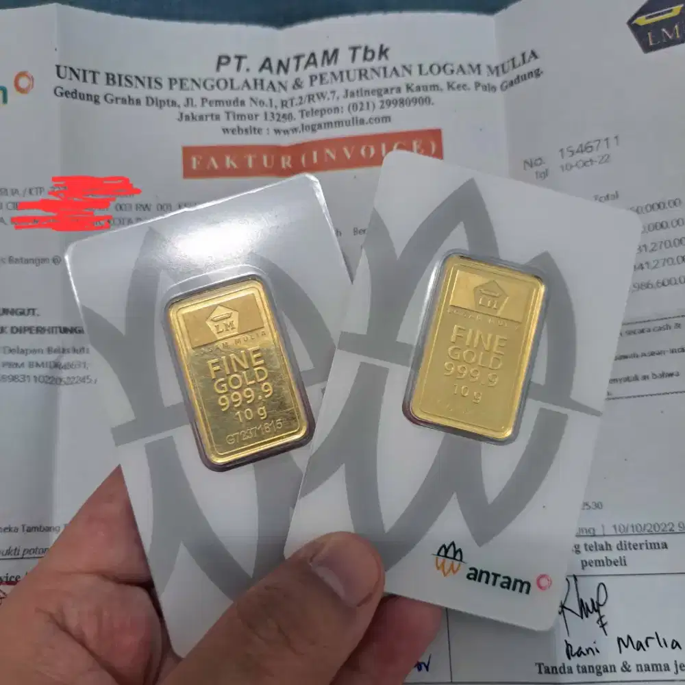 Antam RM 10gr 2022