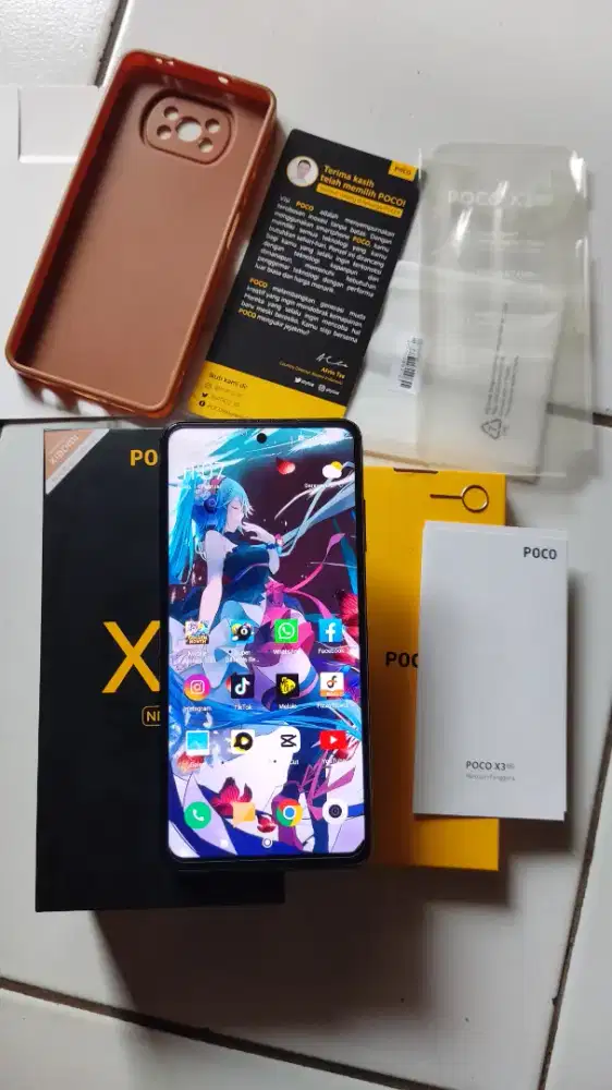 POCO X3 NFC 8+3//128gb MULUS ORI