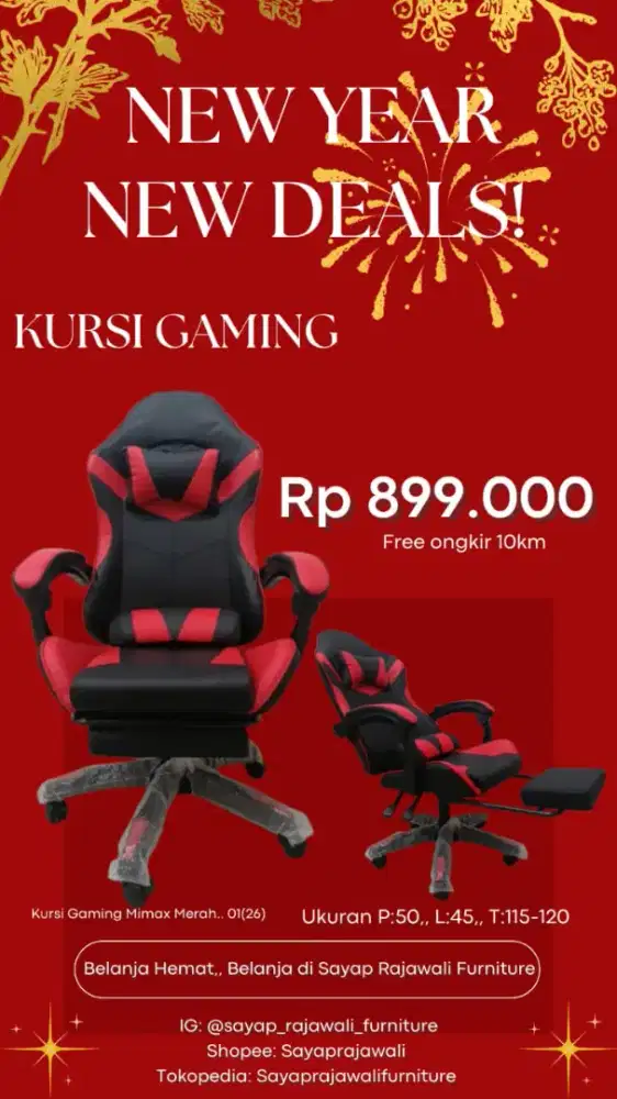 Kursi Gaming Mimax Murah Jogja (Ars)