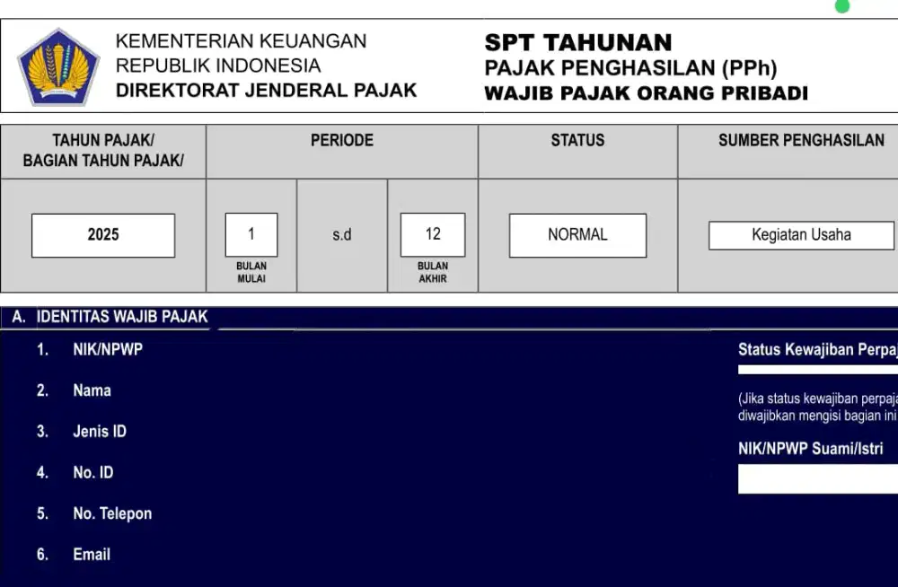 Mengurus pajak SPT tahunan