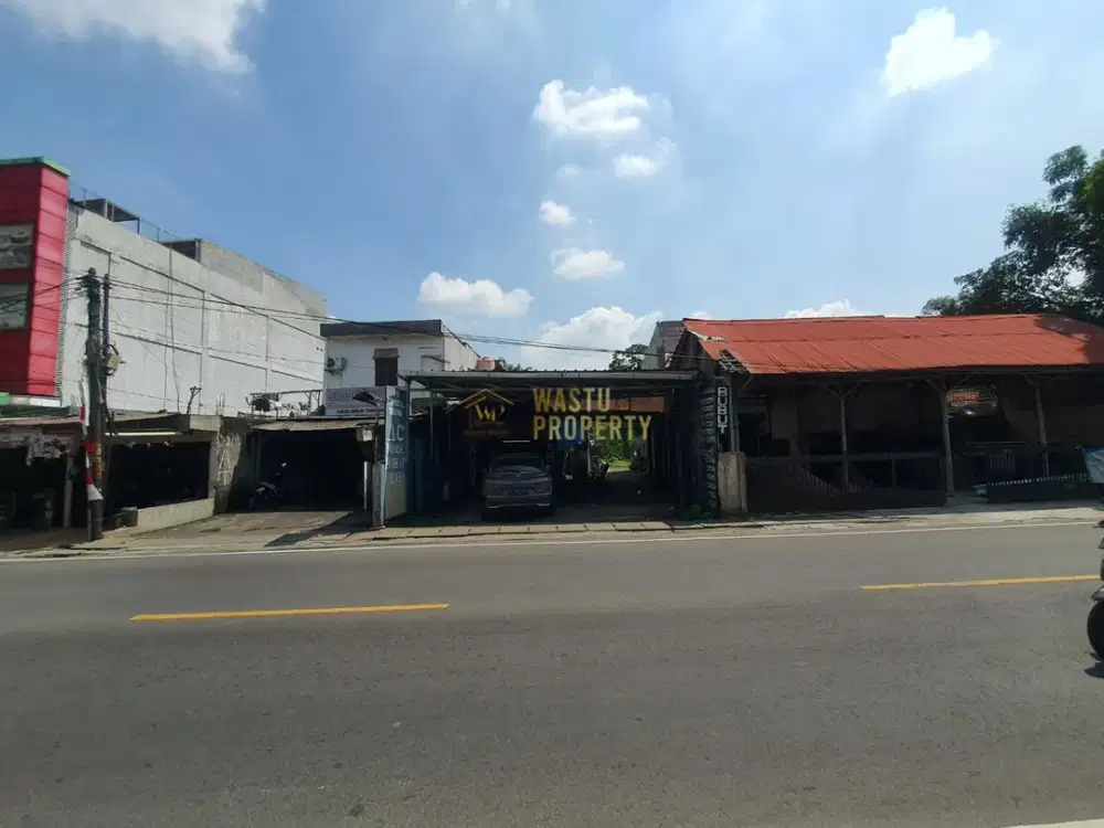 Tanah pinggir jalan murah di jl raya sawangan Pancoran Mas Depok