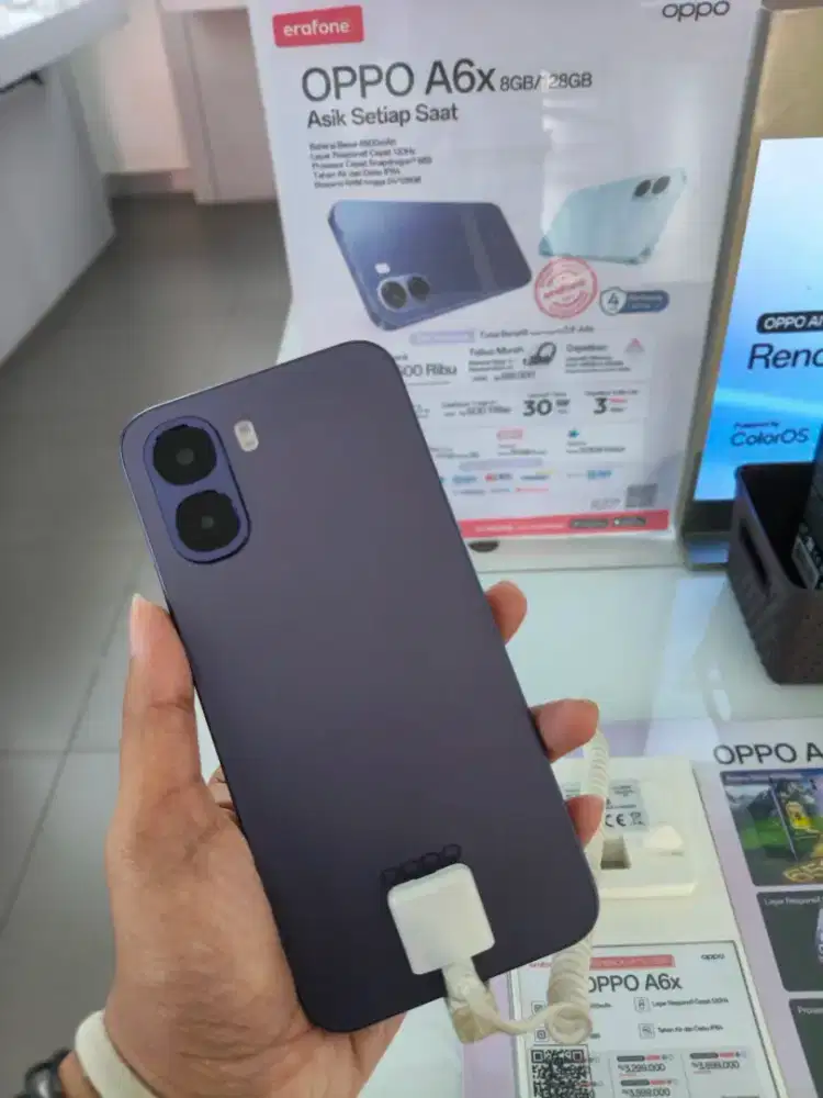 BELI OPPO A6x 8/128 FREE MMC 128GB BARU MASIH SEGEL!!