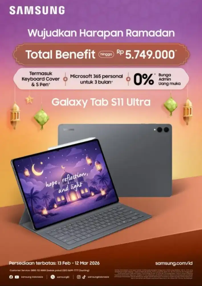 PROMO RAMADHAN SAMSUNG TAB S11 ULTRA