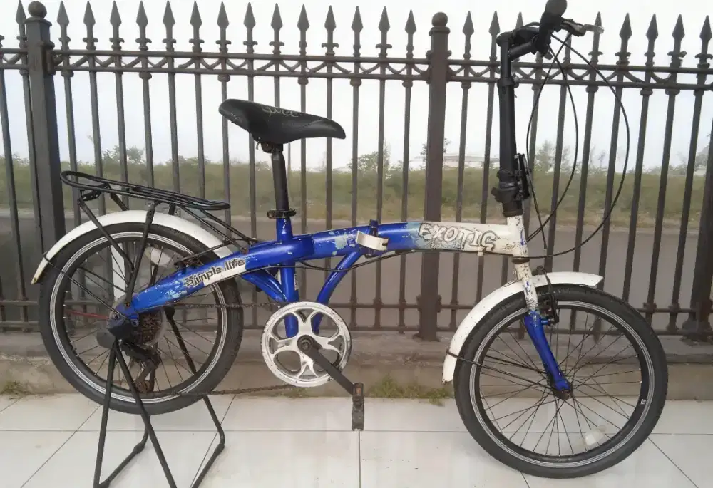 Sepeda lipat ukuran 20 bekas