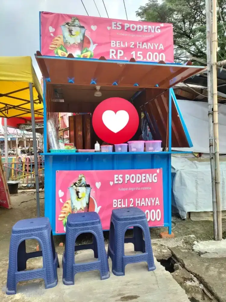 Booth Kontener ukuran 150*200