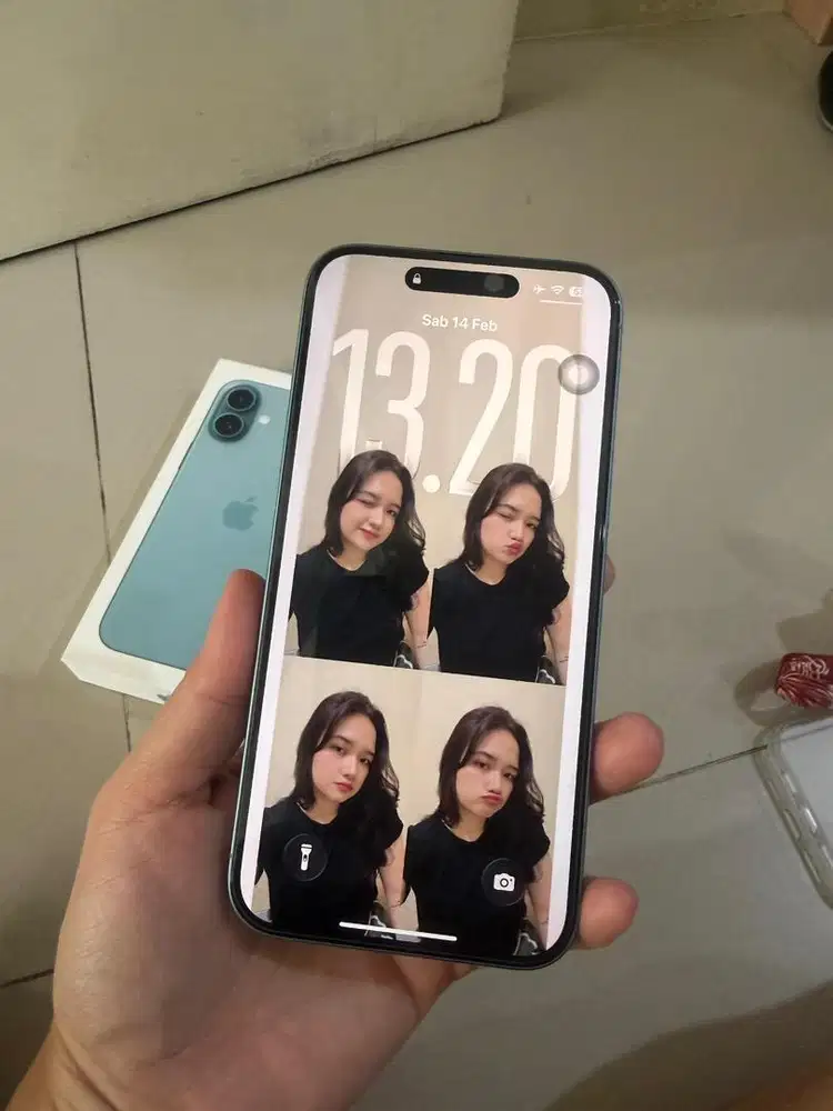 iphone 16 plus 128gb like new ibox (garansi aktif)