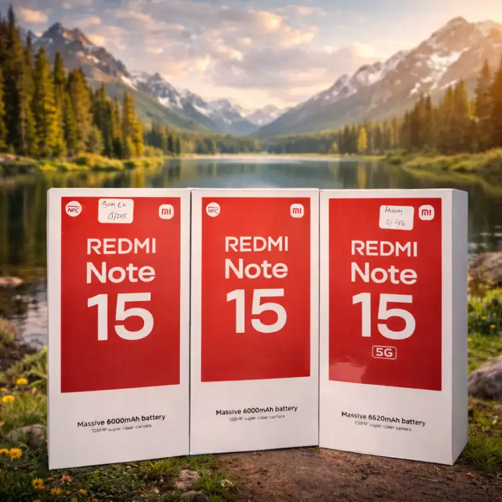 Redmi Note 15 8+8/256 Resmi segel