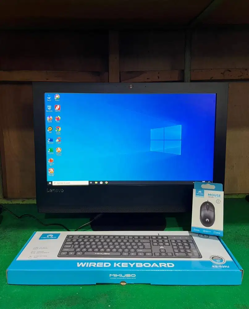 PC ALLINONE LENOVO AMD A6-9200 RAM8gb DDR4 SSD256gb ( setara Intel GEN