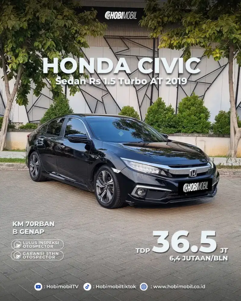 Civic Sedan RS 1.5 Turbo AT Thn 2019