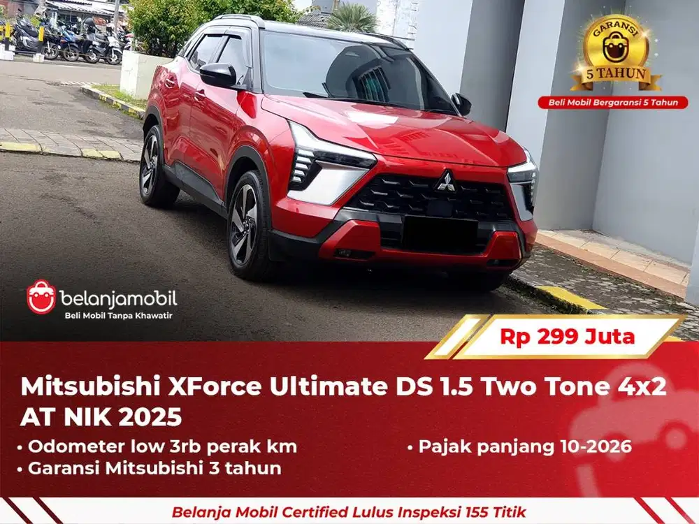 [ GARANSI 5TH ] Mitsubishi XForce X Force Ultimate DS 1.5 AT 2025 2026