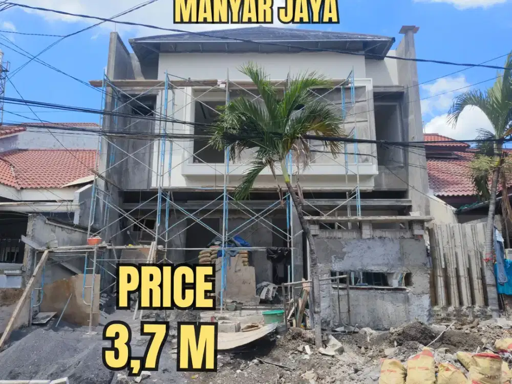 ‼️BARU GRESS‼️ RUMAH MANYAR JAYA MODERN MINIMALIS, SURABAYA TIMUR. DEKAT KLAMPIS, SEMOLOWARU, NGINDEN, MERR, KERTAJAYA, DHARMHAHUSADA, ITS, Dsb