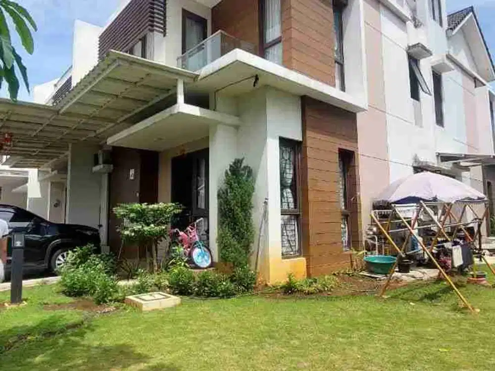Rumah Hook Furnish Taman Samping Luas Siap Huni Di Summarecon Bekasi