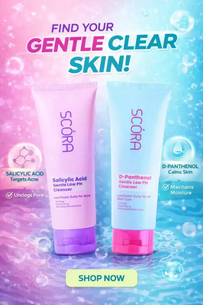 facial wash scora