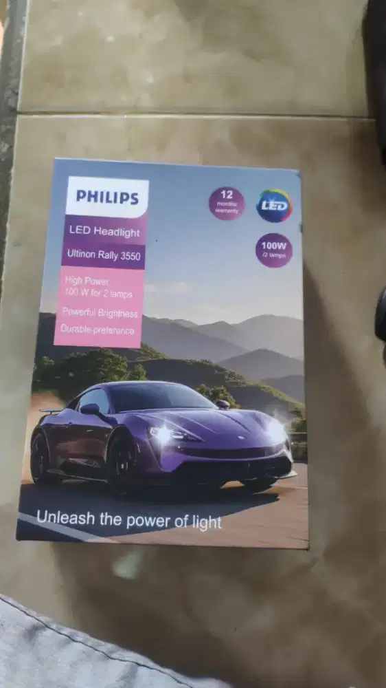 Philips H4 Y7 LED Ultinon Rally 100W 2pcs 3550 Ultra Brights