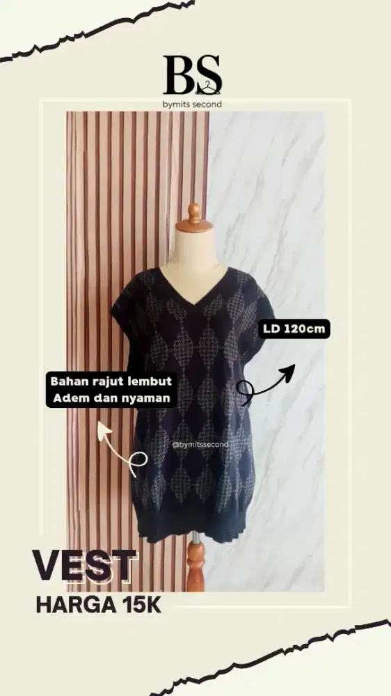 Bymits Second Vest Kotak Besar