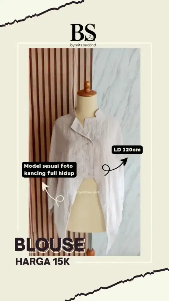 Bymits Second Kemeja Outer