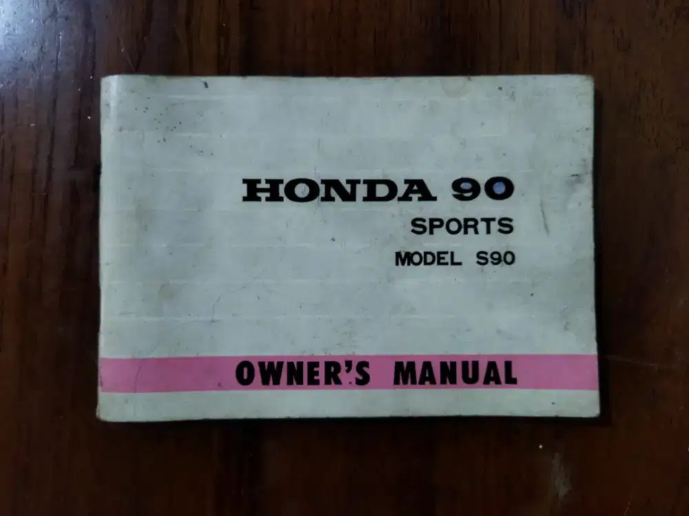 Manual Book Honda 90 Original