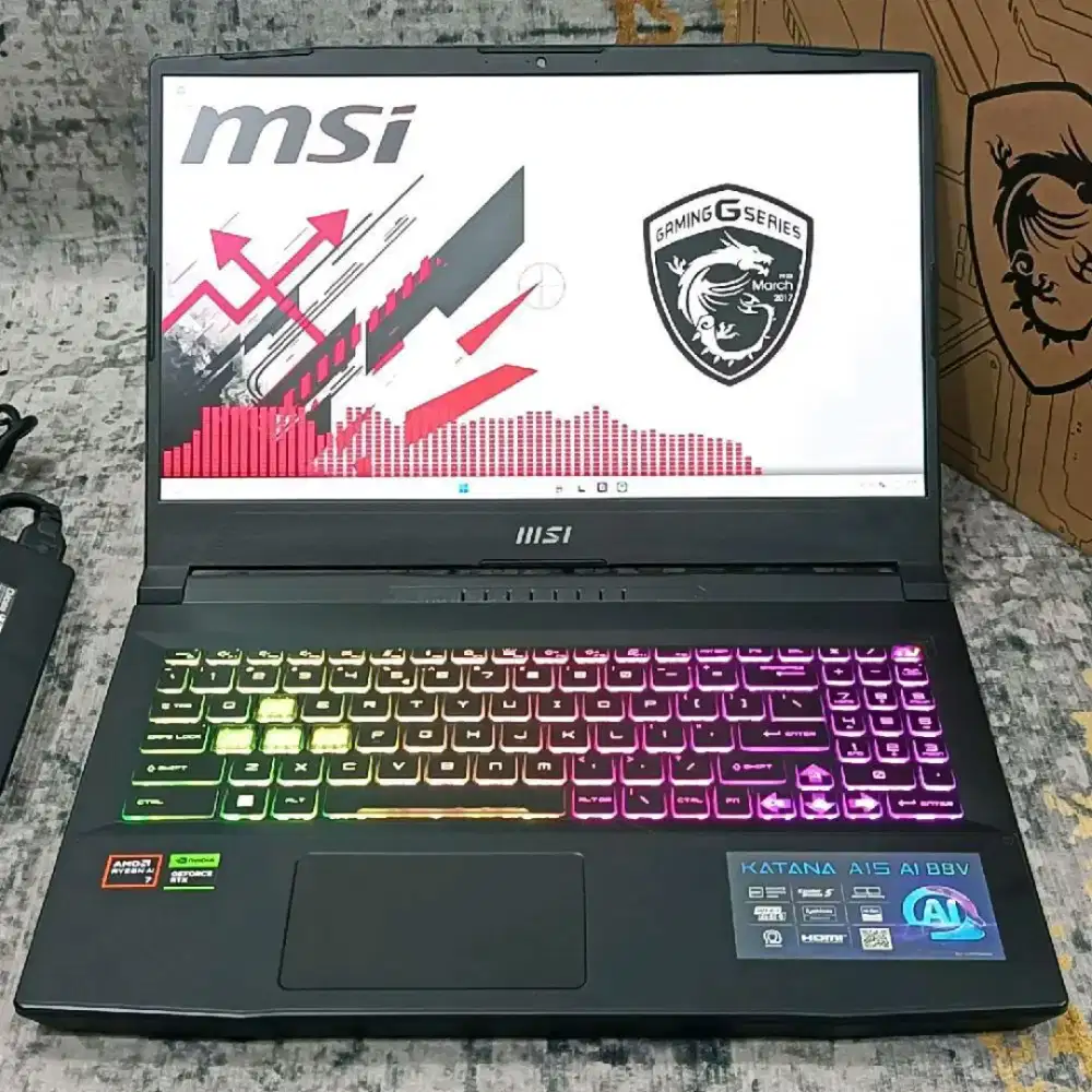 MSI Katana A15 Ryzen 7-8845HS 16GB 512GB RTX 4060 8GB QHD Garansi 2026