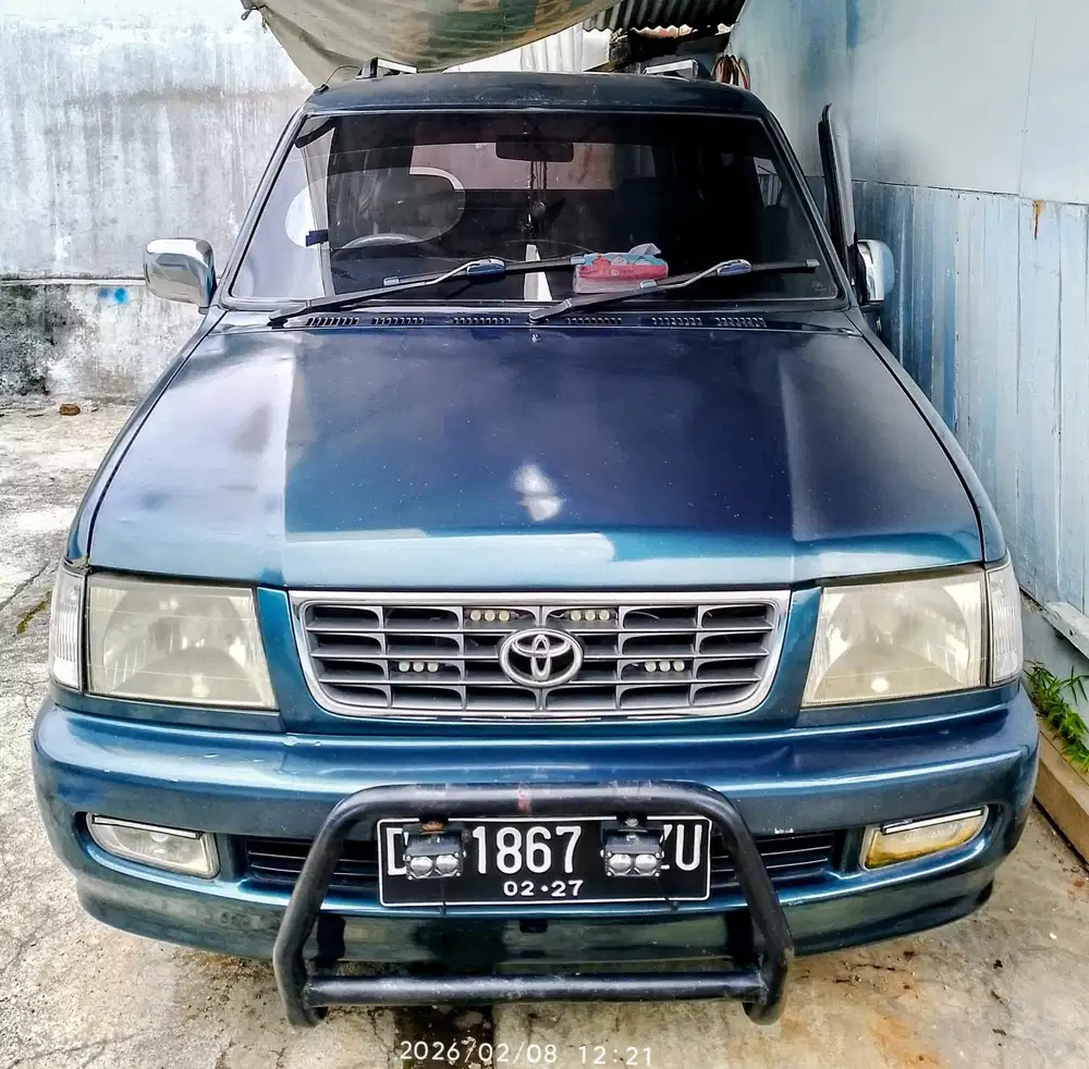 Toyota Kijang KF80 LX (long) Kapsul tahun 2002 Biru Metalik