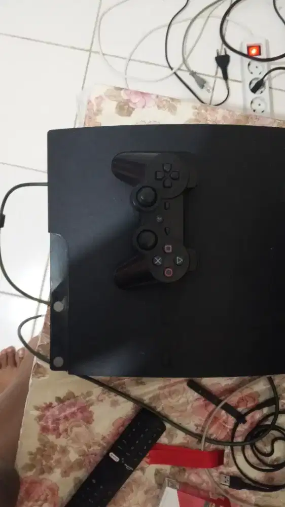Jual ps3 slim 500gb stik 1