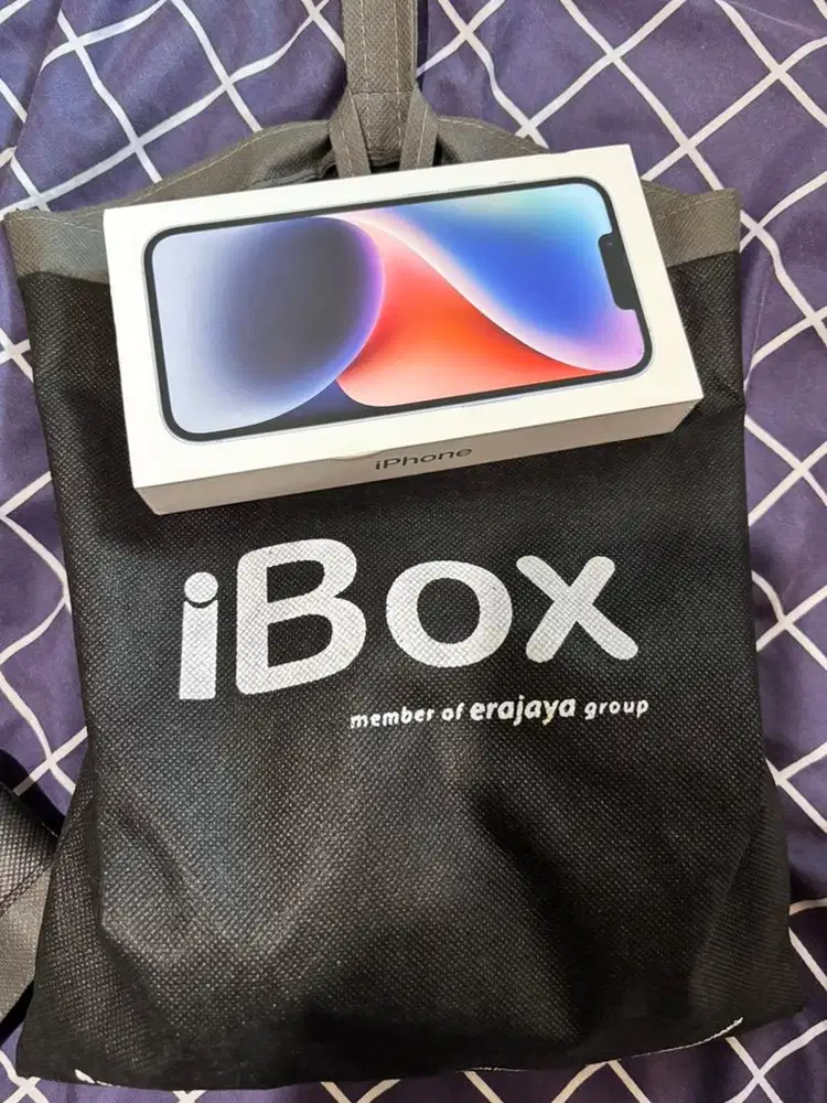 Iphone 14 128gb ibox warna blue