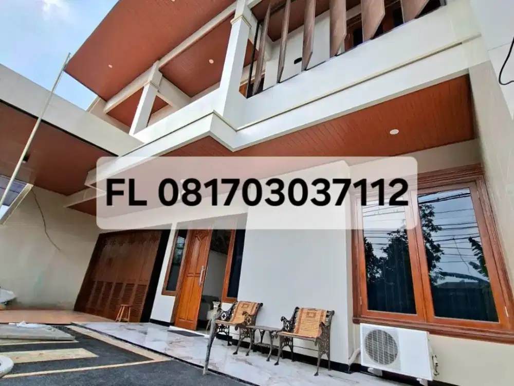 Rumah Dharmahusada Baru, 2 Lantai, Kondisi Bagus Full Renov Surabaya