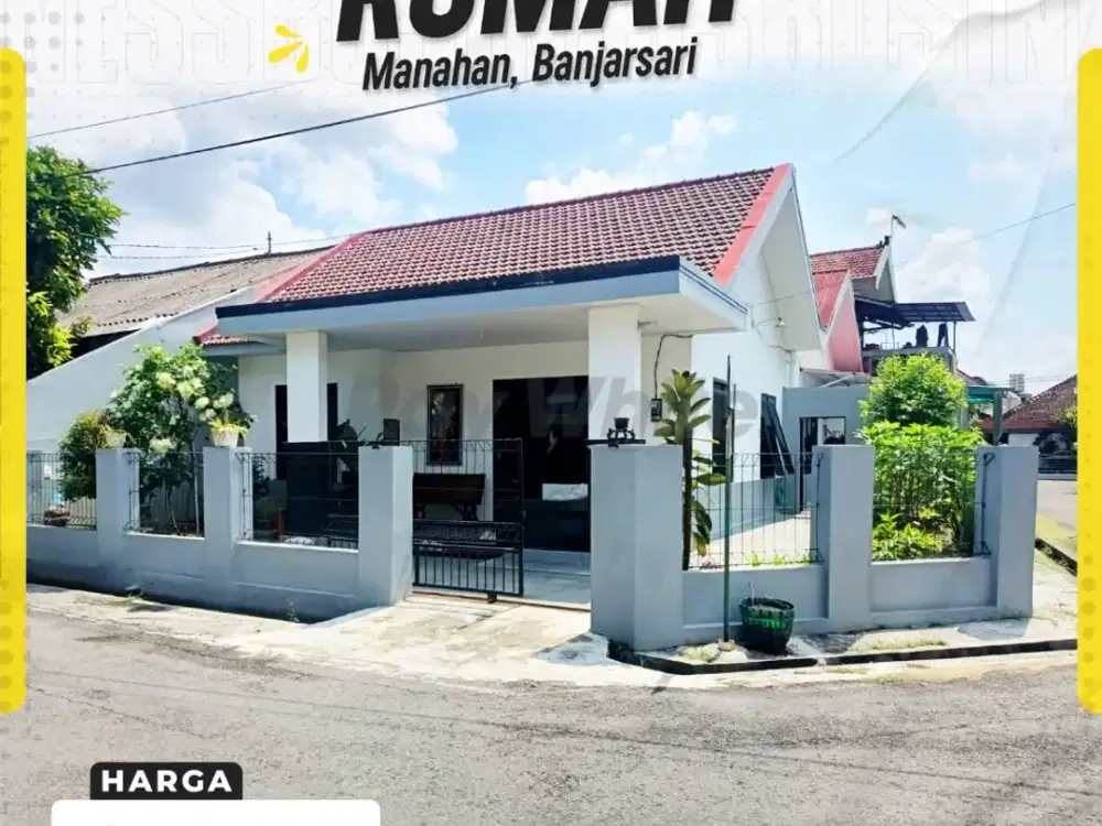 Rumah 5kamar Siap huni dekat Stadion manahan Banjarsari Solo