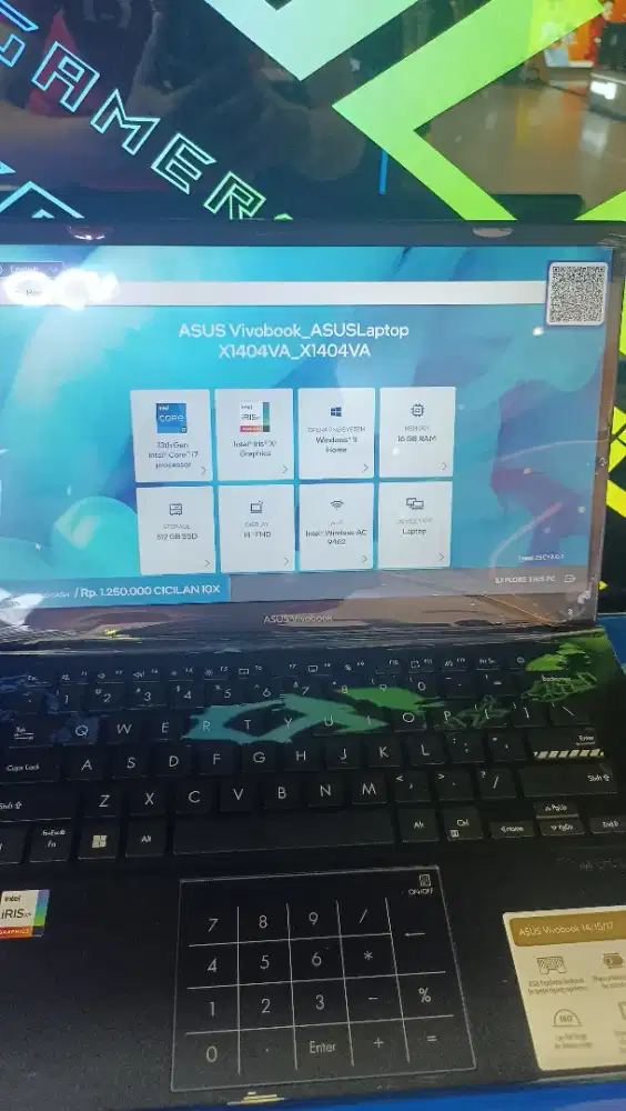 LAPTOP ASUS VIVOBOOK 14/15/17 CORE I7 DENGAN CICILAN 0% HOME CREDIT