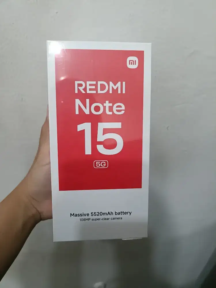 Xiaomi Redmi Note 15 5G 8/256 Garansi Resmi New