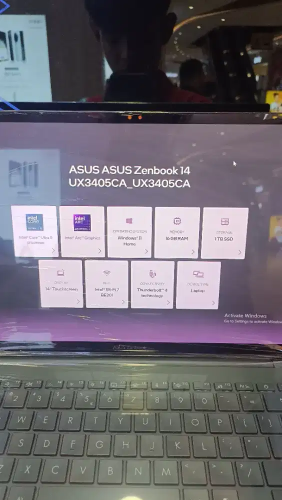 ASUS ZENBOOK 14 ULTRA 5 DENGAN CICILAN 0% HOME CREDIT