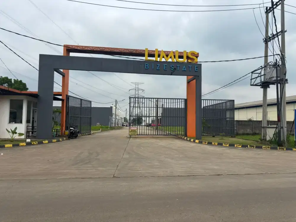 LIMUS BIZ ESTATE - Kawasan Pergudangan Modern di Narogong Cileungsi (Hanya 200 M2 dari exit Tol Narogong)