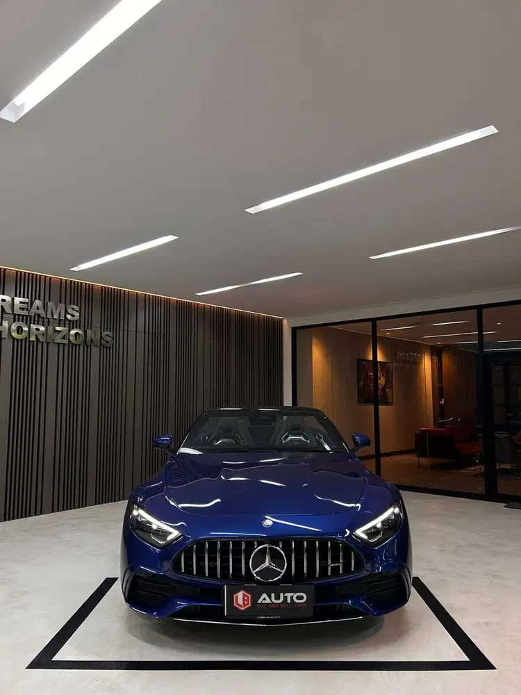 Mercedes Benz SL43 AMG Roadster ATPM 2023 Biru B1707PSR Km5rb