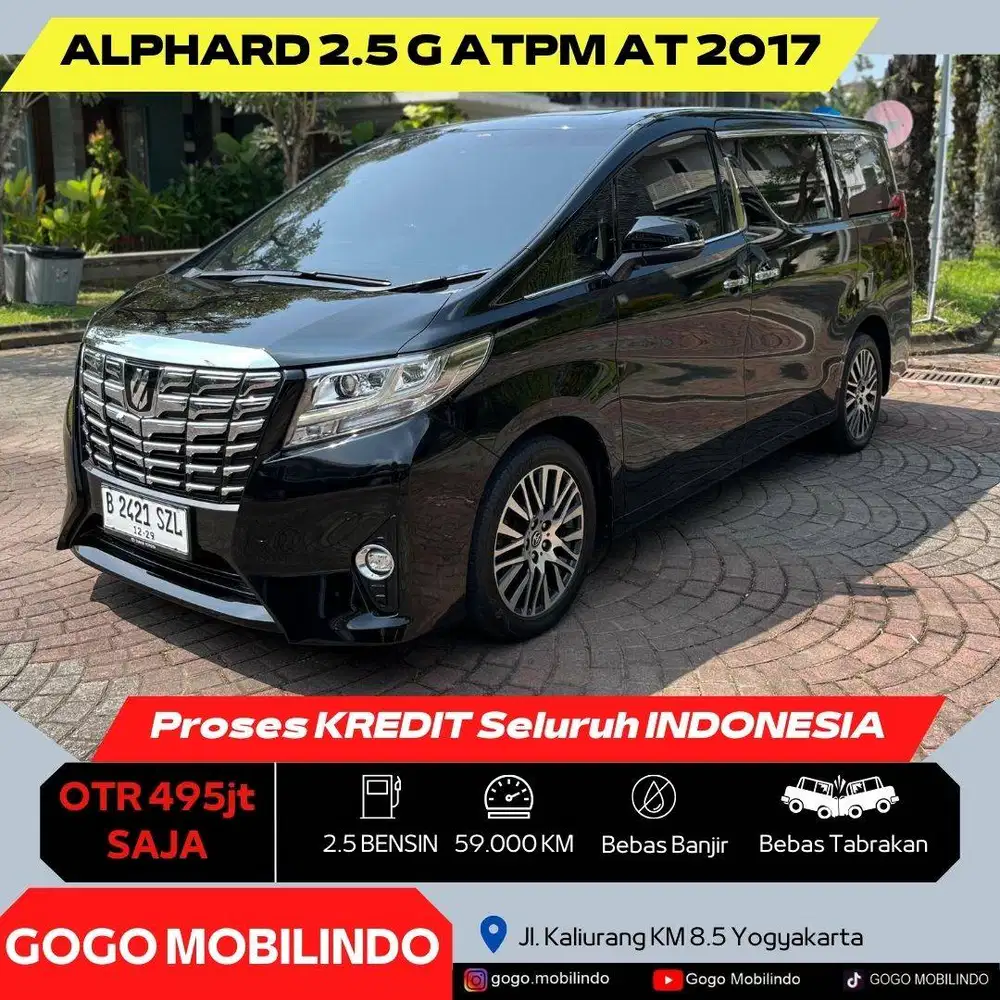 Toyota Alphard G ATPM Matic 2017 ANTIK ISTIMEWA Bisa Kredit DP Minim
