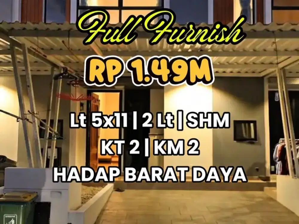 Wilson Rumah murah full furnish di metland puri