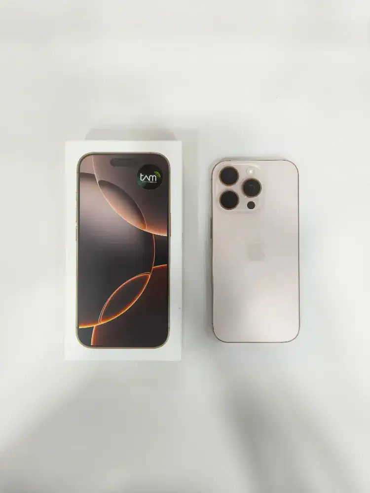 ( Second ) IPhone 16 Pro 256GB Desert | IBOX | Masih Garansi