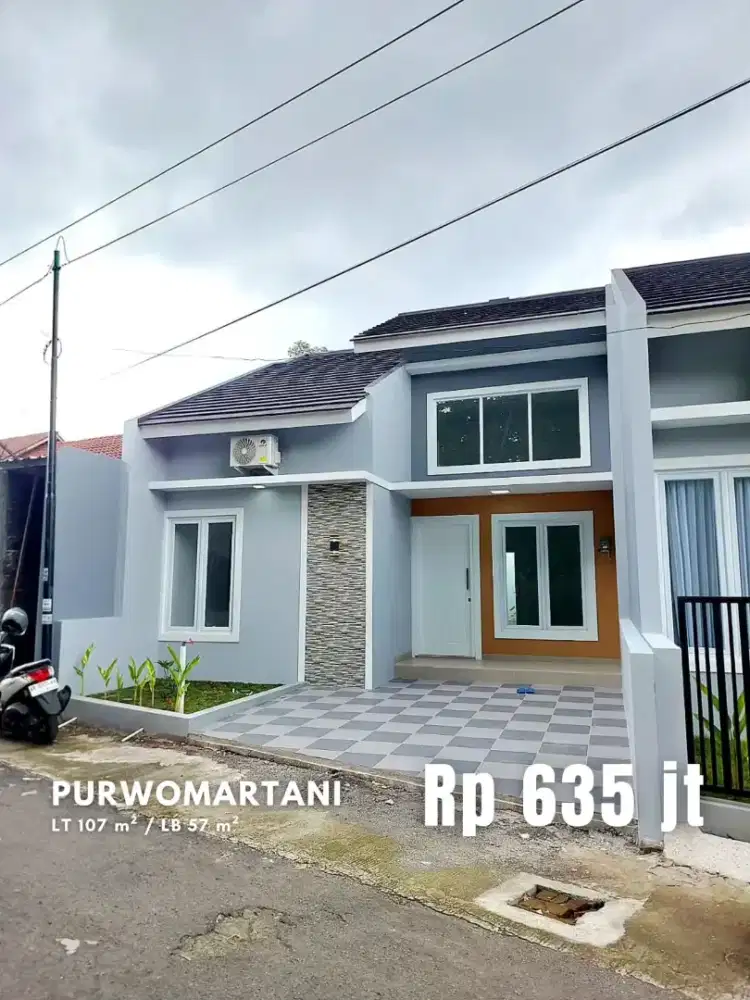 Dijual Rumah Baru Nyaman dan Asri di Purwomartani