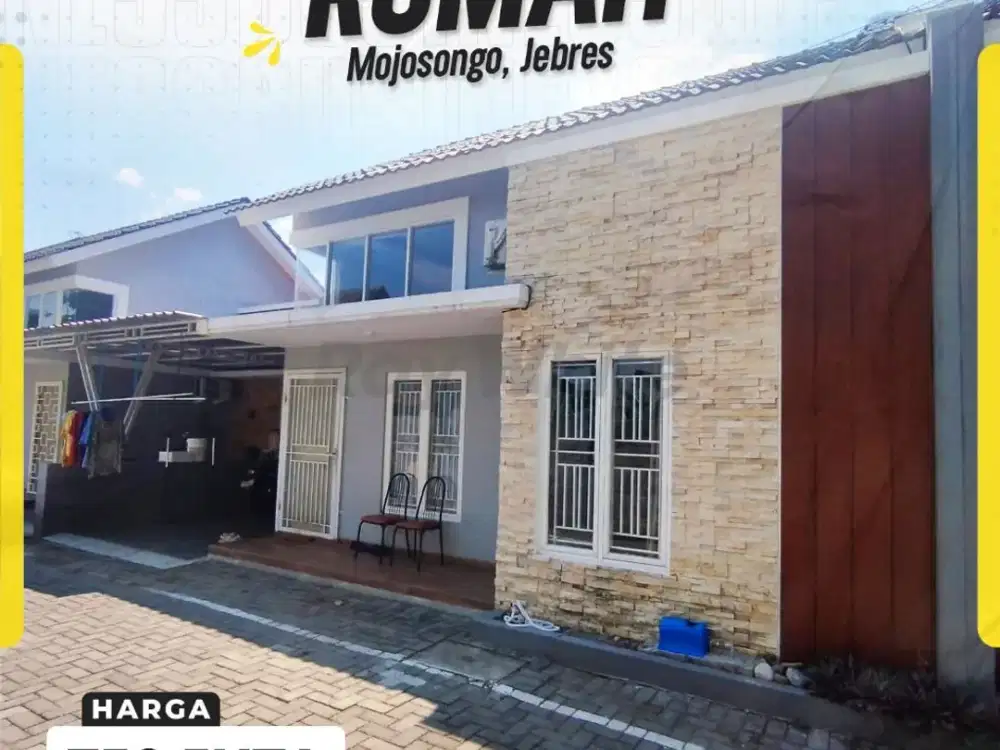 Rumah Cluster 3Kamar Siap Huni Akses Simpangan Mojosongo Jebres Solo