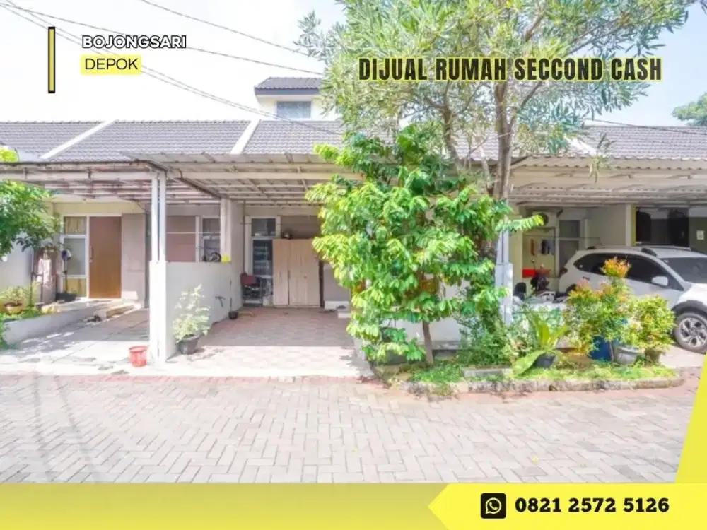 Jual Rumah Cash 2LT 595JT dkt Kampus UNPAM di Garden at Candi Sawangan