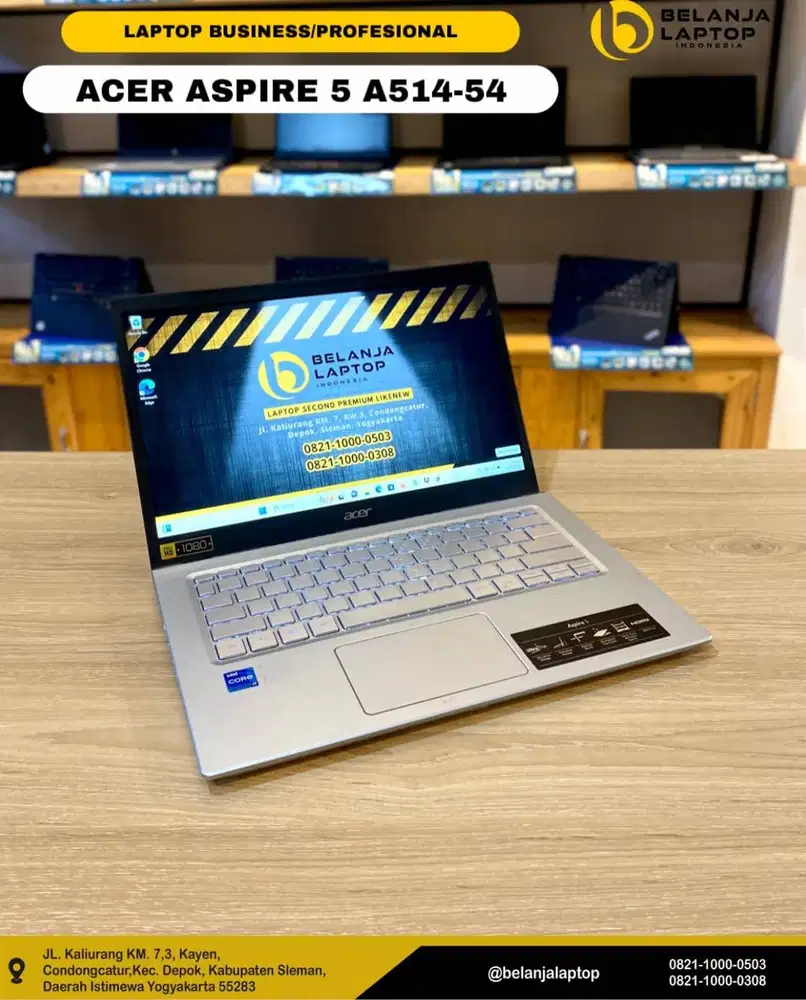 ACER ASPIRE 5 SLIM A514-54 - 71B9/ intel i7 gen 11/8GB/512GB/IrisXe