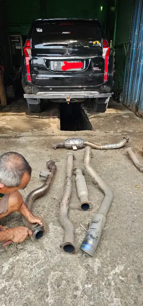knalpot pajero dakar 2016-2019