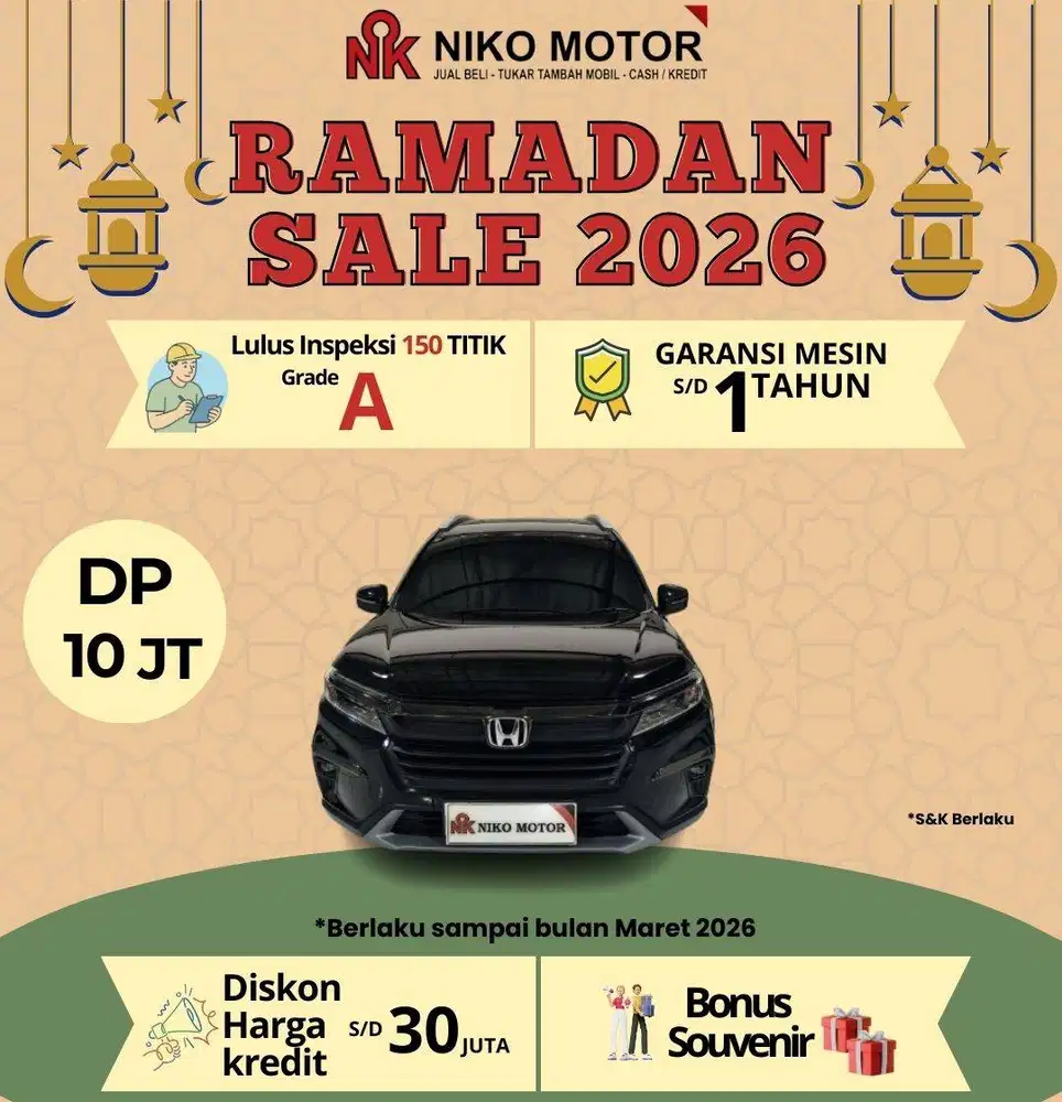 (ANTIK KM16RB) BRV 1.5 E 2022 AT :2021|2023