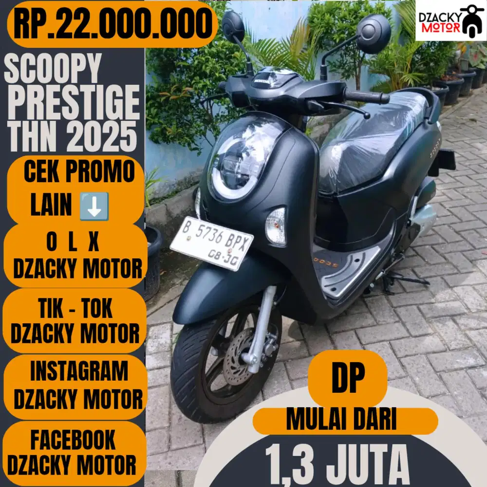SCOOPY PRESTIGE 2025 SECOND LIKE NEW