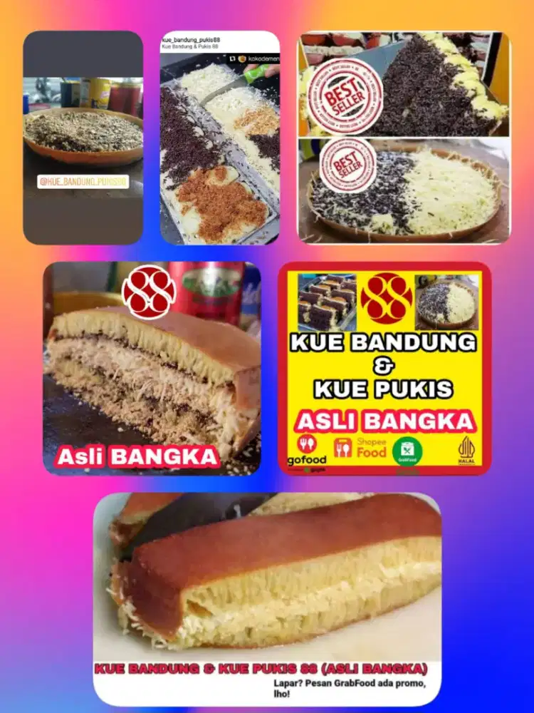 88 Kue Bandung dan Kue Pukis Asli Bangka